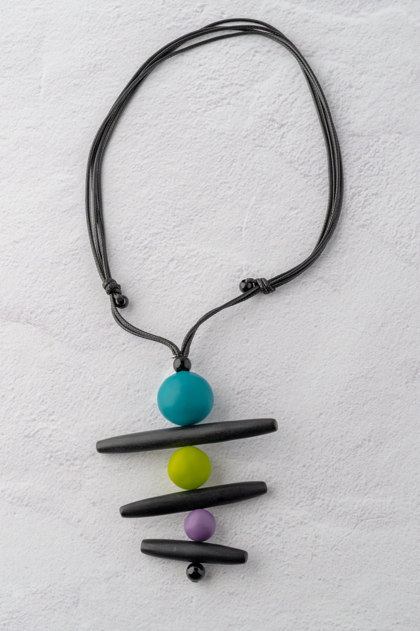 Sylca Designs Linear Layers Necklace, Turquoise
