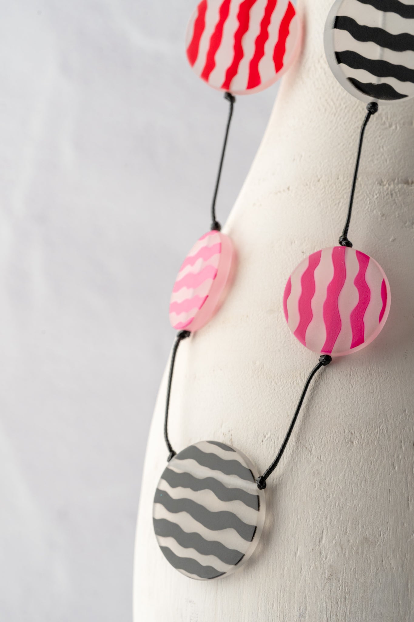 Sylca Designs Zingy Necklace, Fuchsia