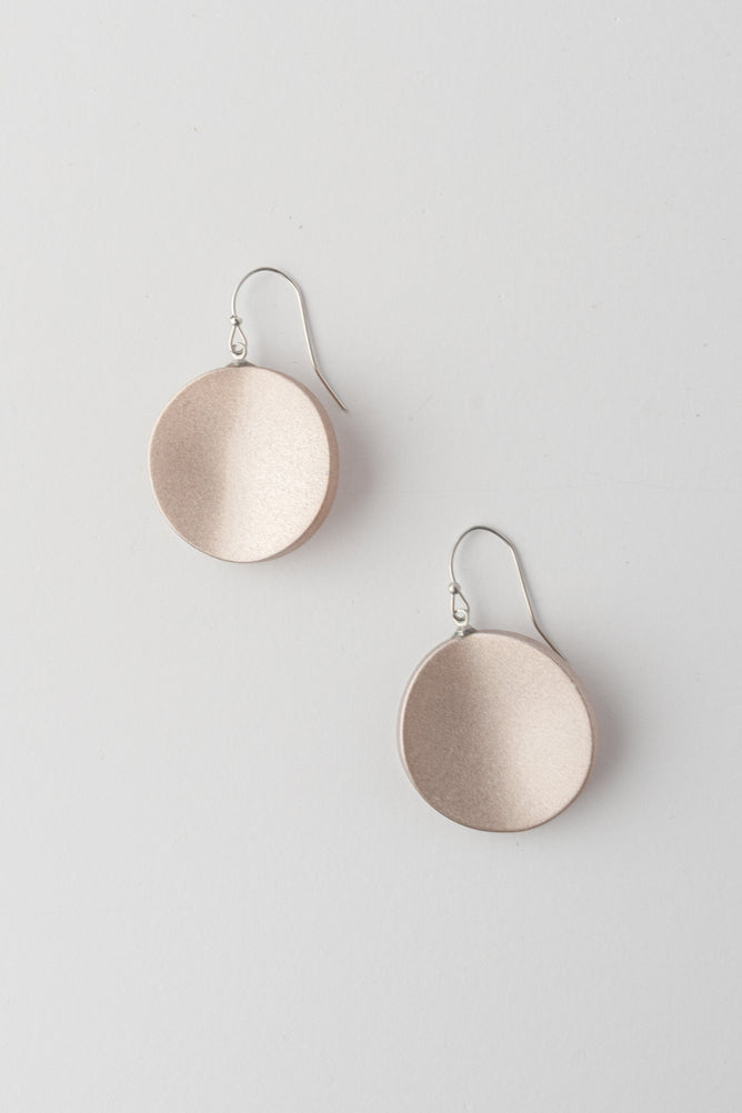 Sylca Designs Opaline Drift Earrings, Antique Silver