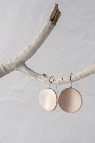 Sylca Designs Opaline Drift Earrings, Antique Silver