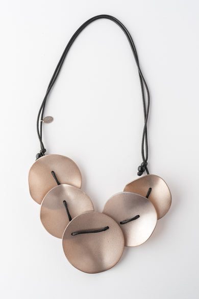 Sylca Designs Opaline Drift Necklace, Antique Silver