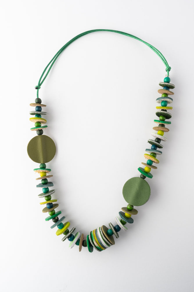 Sylca Designs Vivid Ivy Necklace, Green