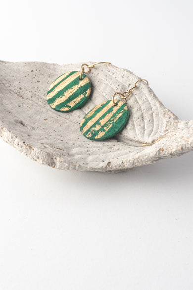 Sylca Designs Green Maren Earrings