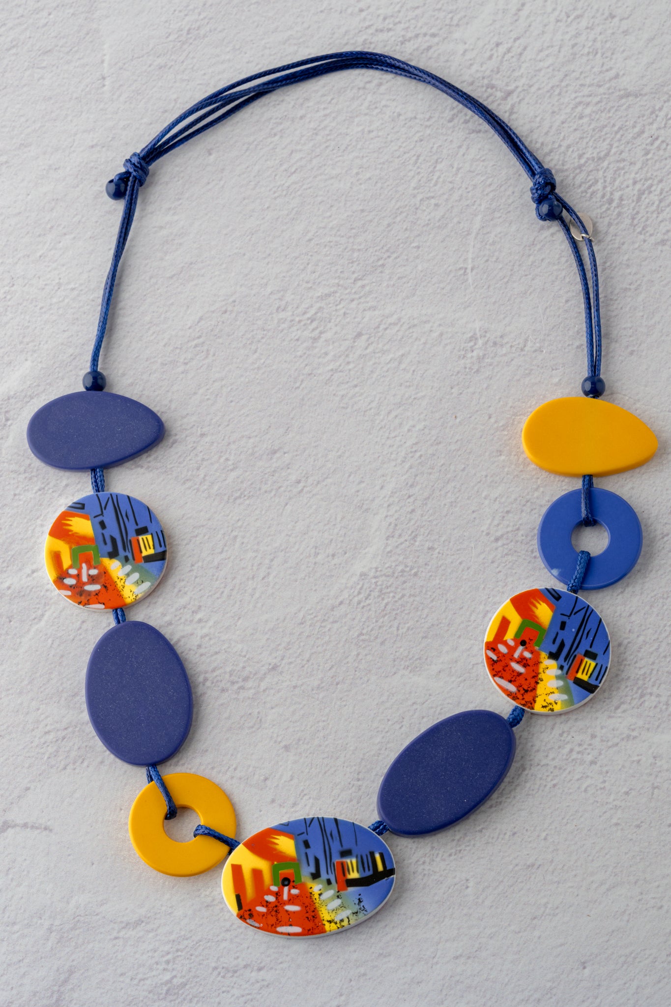 Sylca Designs Artist Impression Necklace, Blue
