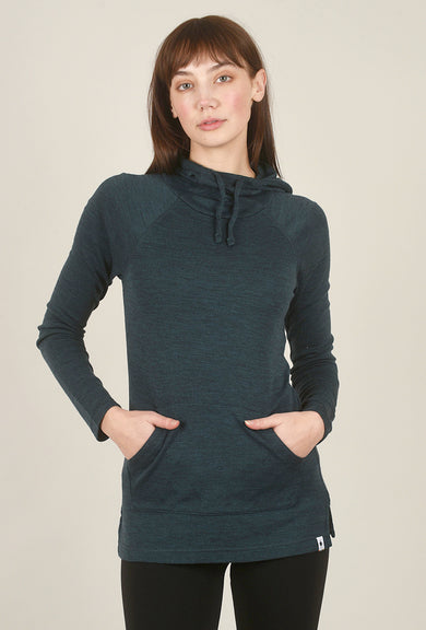 Smartwool Thermal Drape Hood Base Layer, Twilight Blue