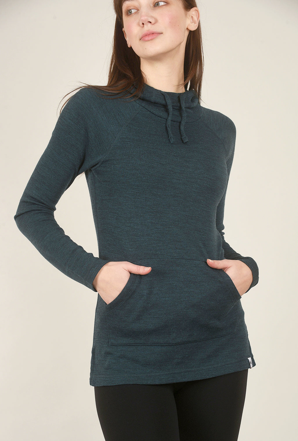 Smartwool Thermal Drape Hood Base Layer, Twilight Blue