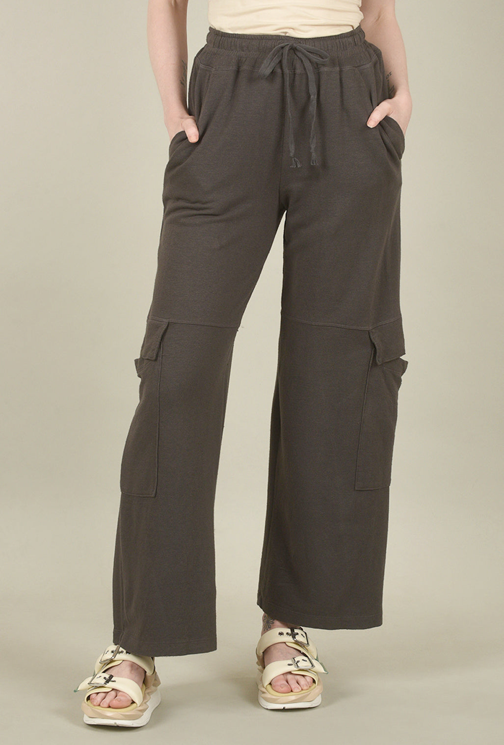 Wilt Cargo Sweatpant, Washed Black