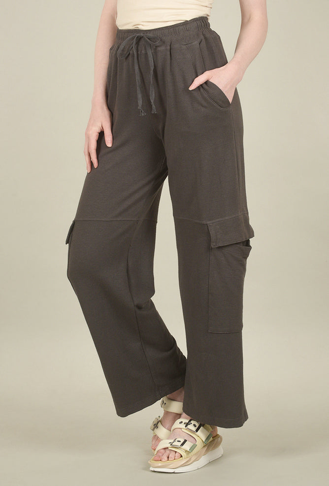 Wilt Cargo Sweatpant, Washed Black