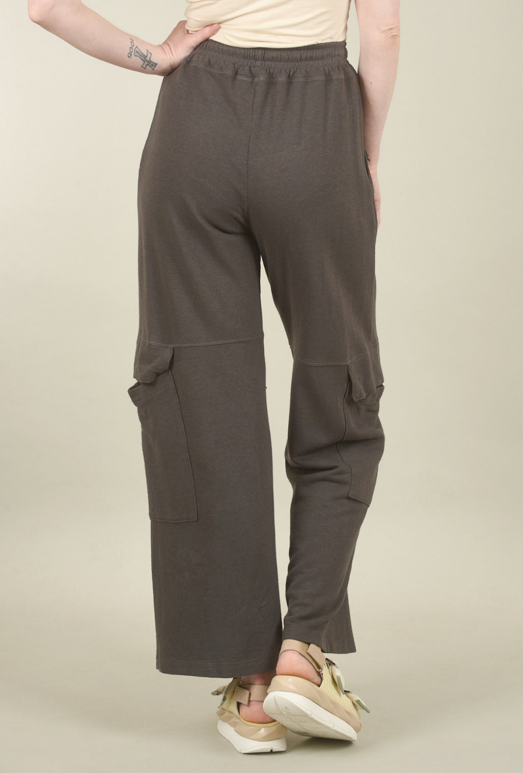 Wilt Cargo Sweatpant, Washed Black