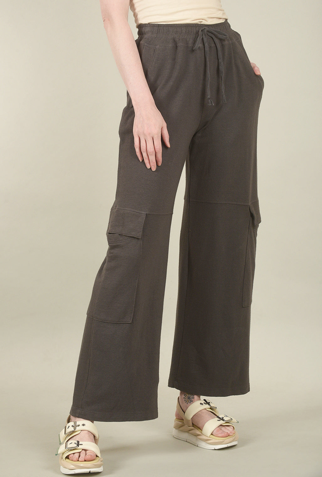 Wilt Cargo Sweatpant, Washed Black