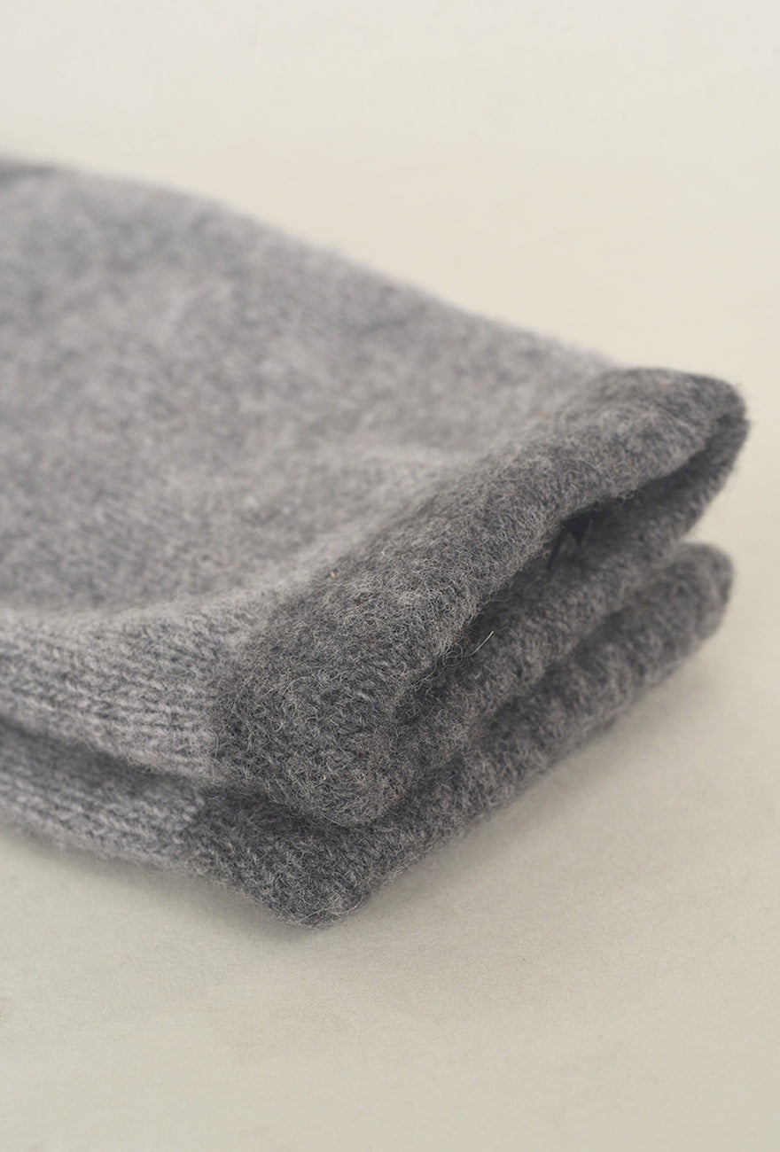 Santacana Madrid Multi-Color Finger Wool/Cash Glove, Gris