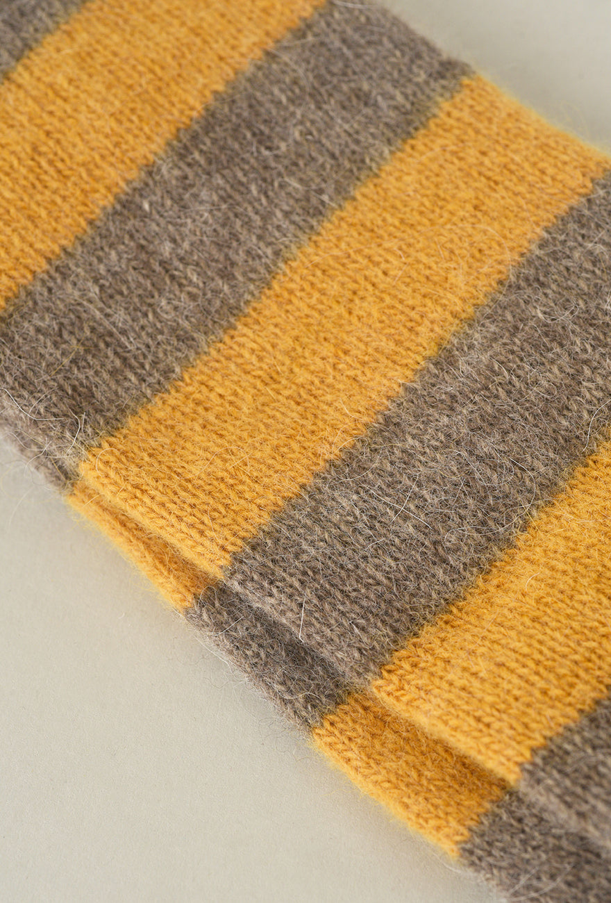 Santacana Madrid Wool/Angora Semilon Glove, Vison