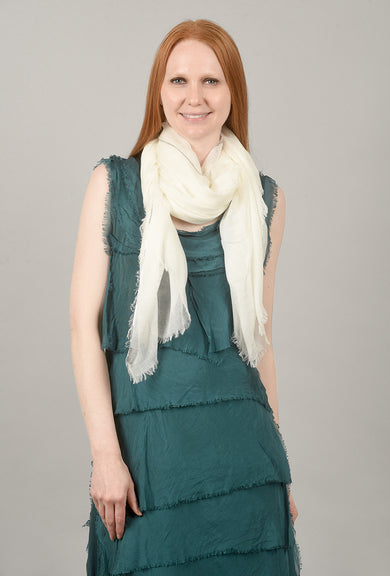 Blue Pacific Cashmere Blend Glitter Scarf, Champagne