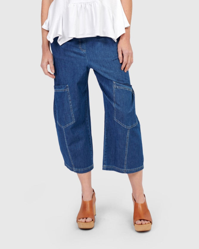 Alembika Palma Capri Pants, Denim