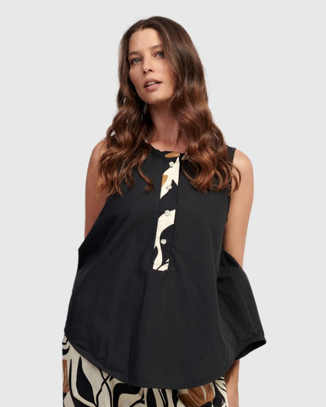 Alembika Annaleise Sleeveless Top, Tulips