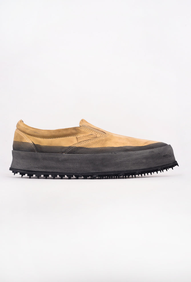 Shoto Dip Dye Platform Slip On, Cigar