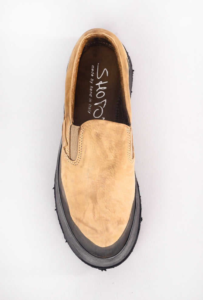 Shoto Dip Dye Platform Slip On, Cigar