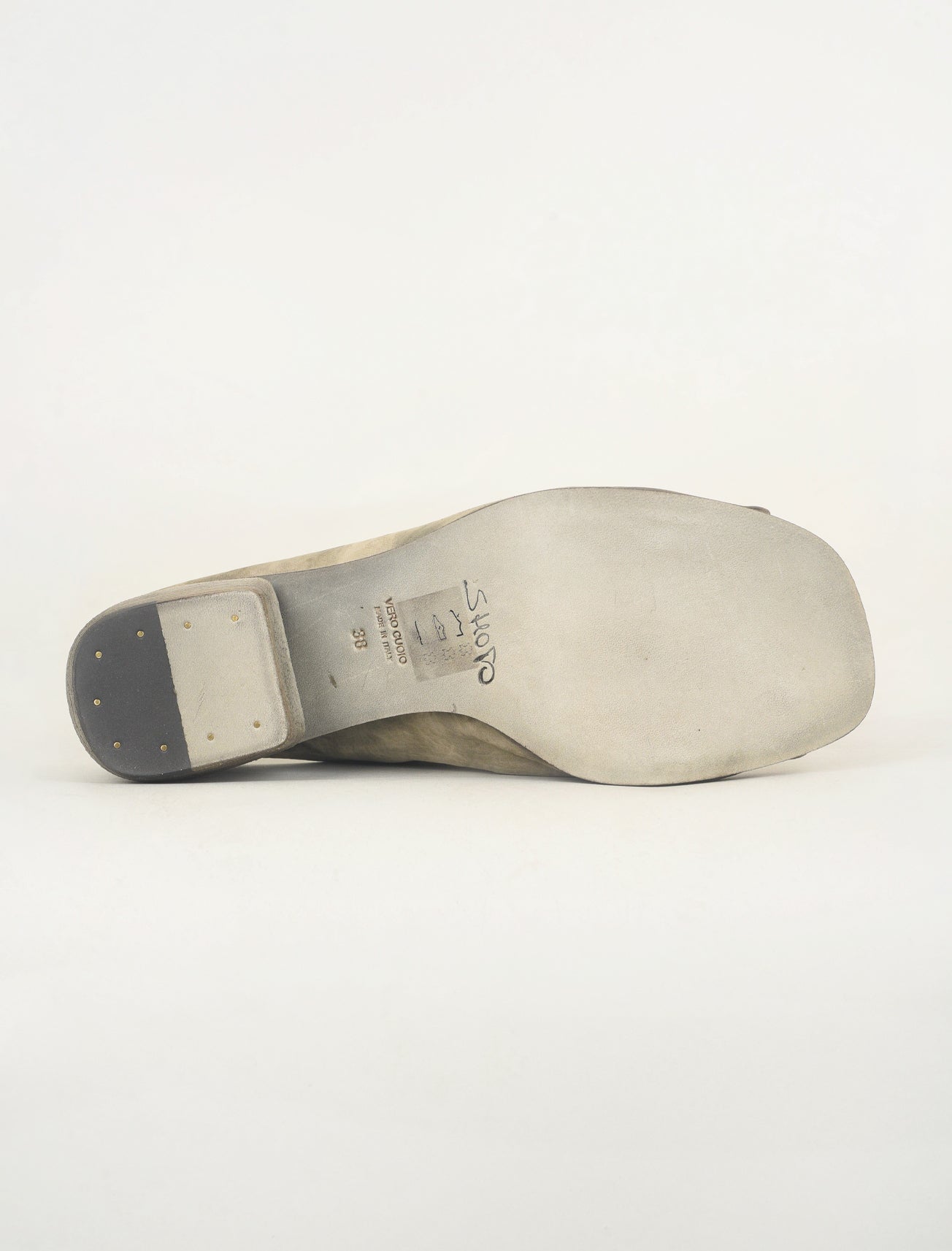 Shoto Shar Pei Slip On, Pellame Taupe