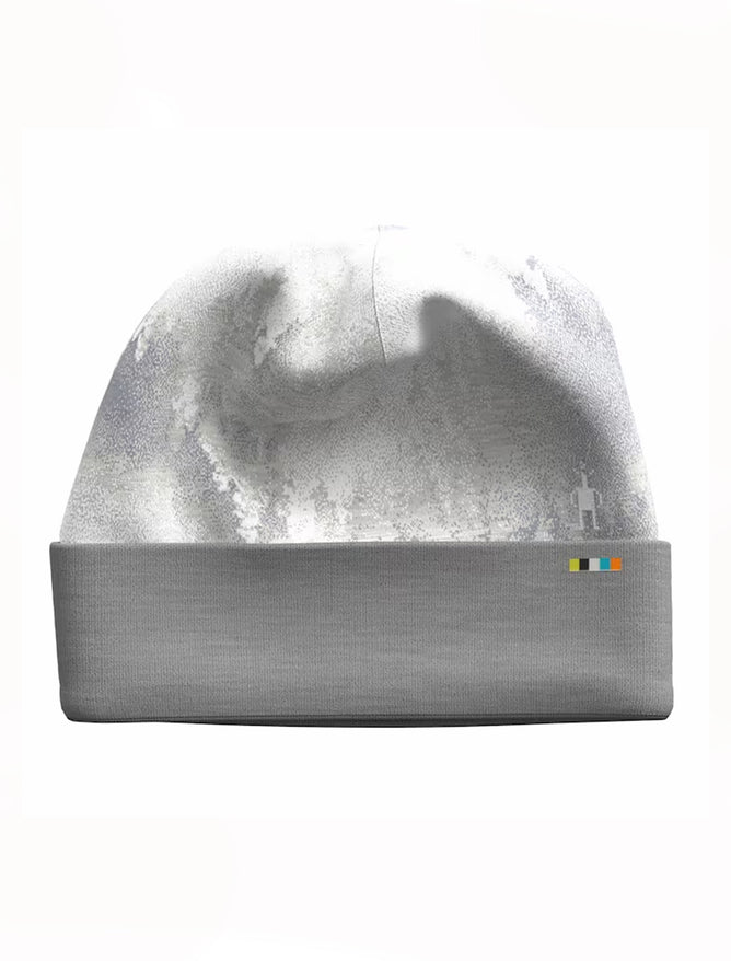 Smartwool Thermal Reverse Cuffed Beanie, Light Gray Foggy Pines