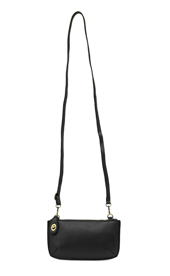 Joy Accessories Mini Crossbody Wristlet, Black