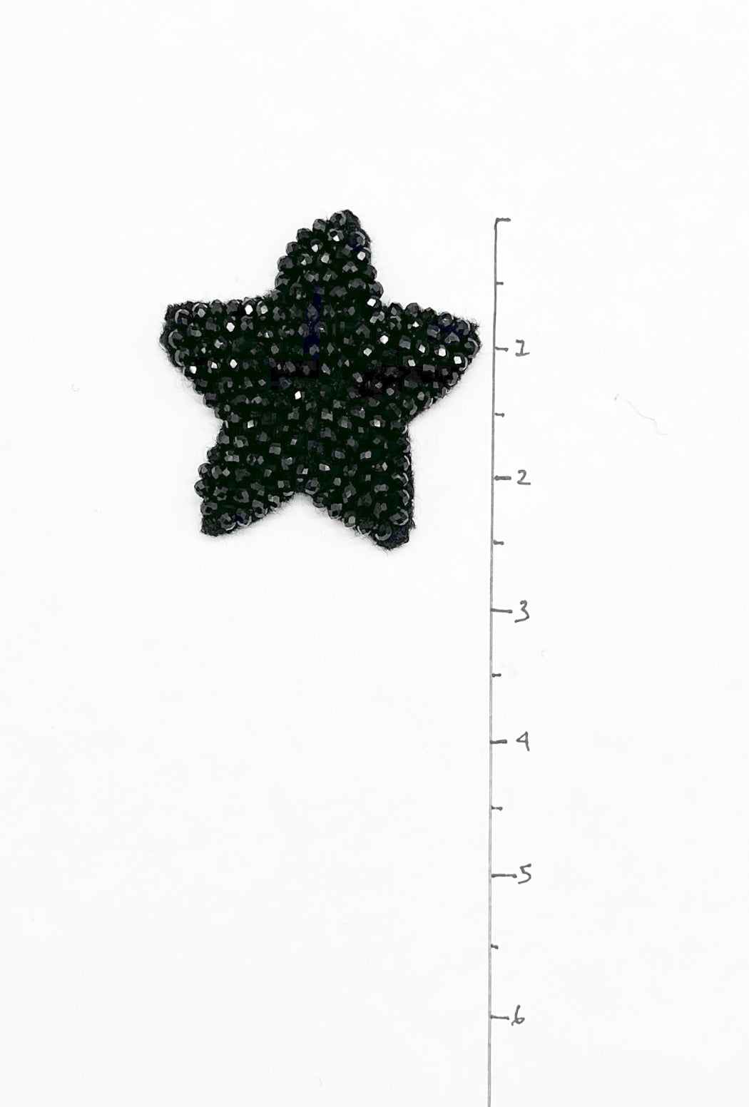 Pluslavie PLU Sparkle Button-On Patch, Star/Black