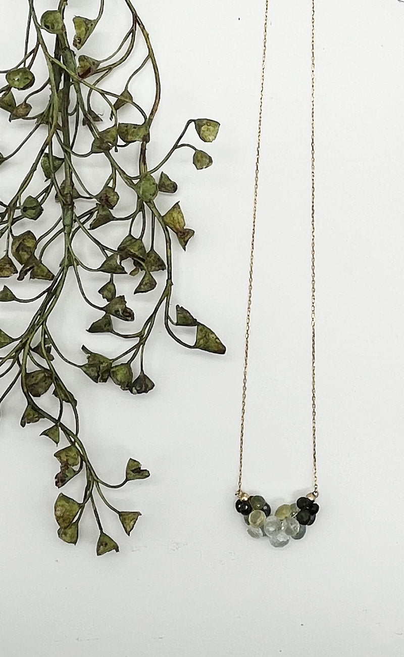 Rachel Atherley 14K Cloud Necklace,Tourmaline