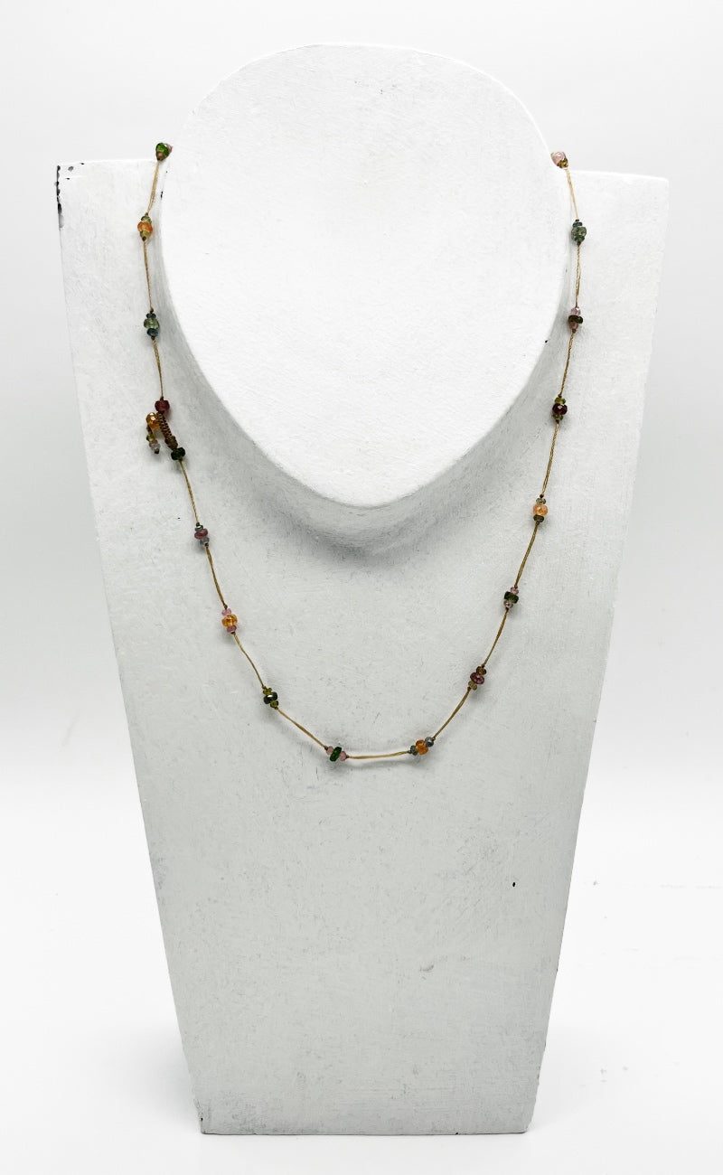 Sharing Bijoux Loopy Tourmaline Necklace, Wrap Bracelet