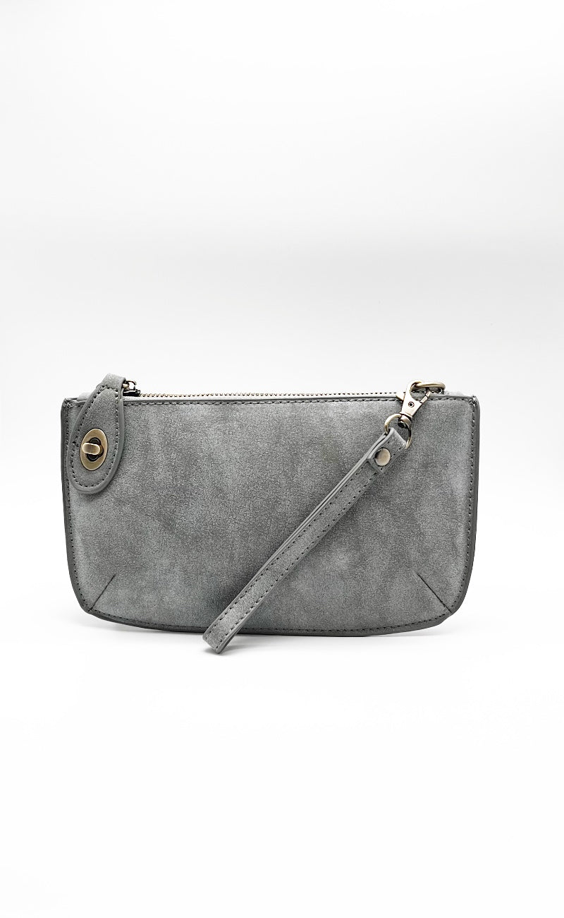 Joy Susan Mini Crossbody Wristlet, Mineral Blue Luxe