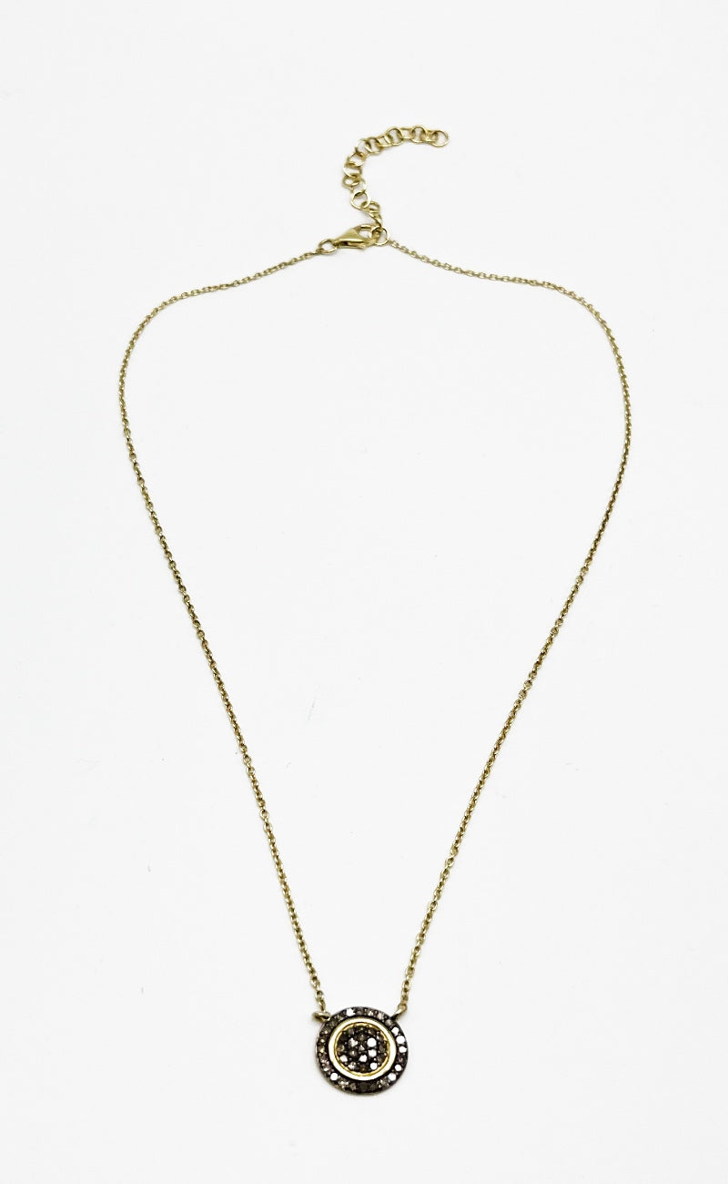 Rachel Reinhardt Petite Champagne Diamond Necklace