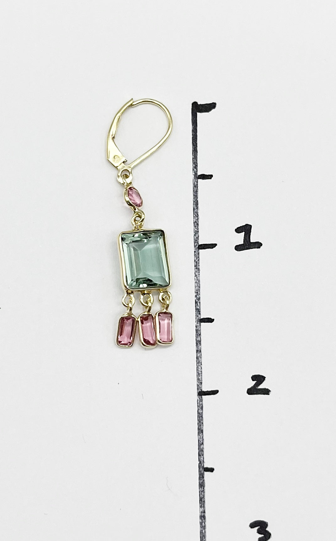 Rachel Reinhardt Purple And Blue Quartz Fringe Earrings