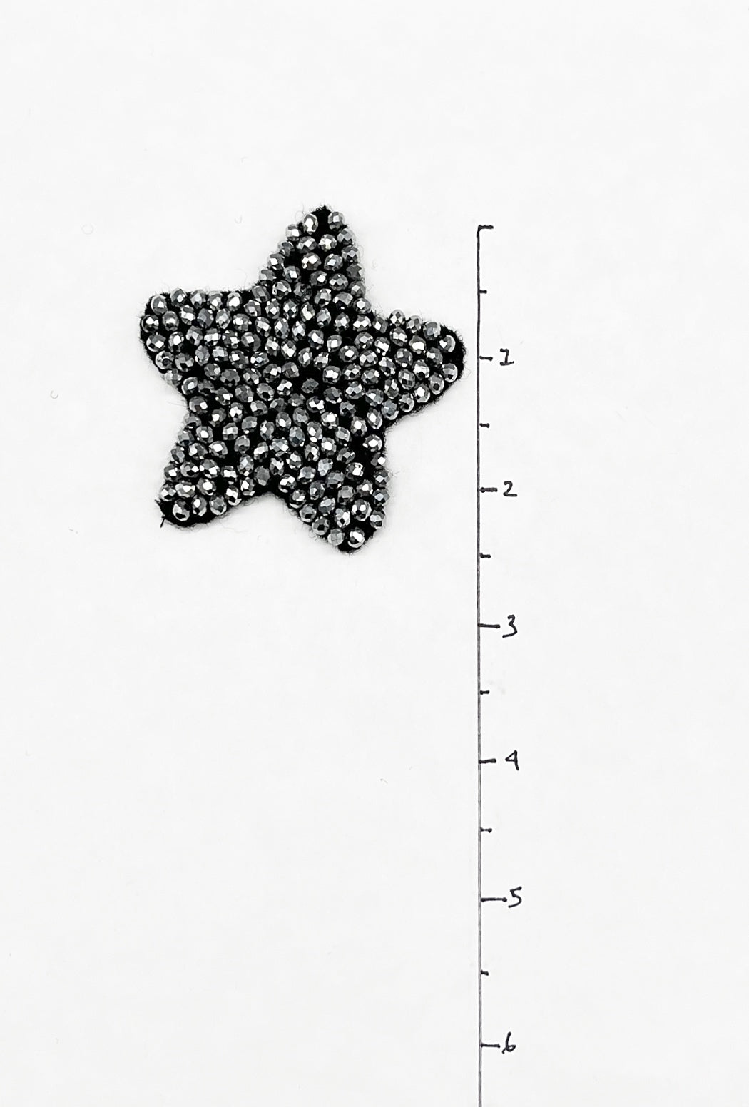 Pluslavie PLU Sparkle Button-On Patch, Star/Silver
