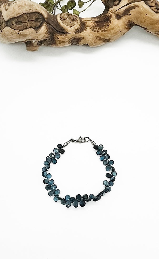 Deborah Woolfork London Blue Topaz Gemstone Bracelet