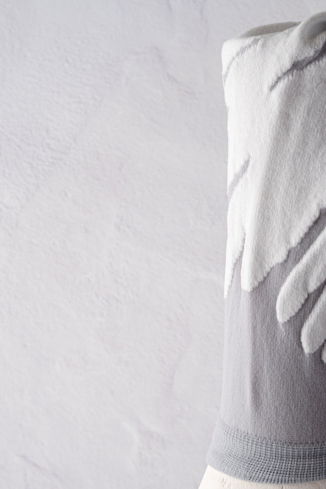 Moyuru Moy Amorphous Socks, Gray and Charcoal