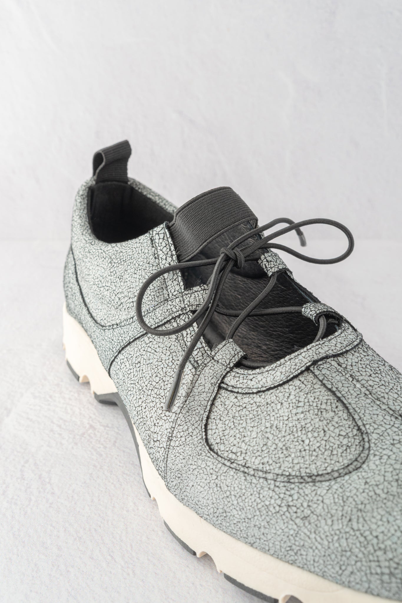 All Black Ghillie Sneaker, White