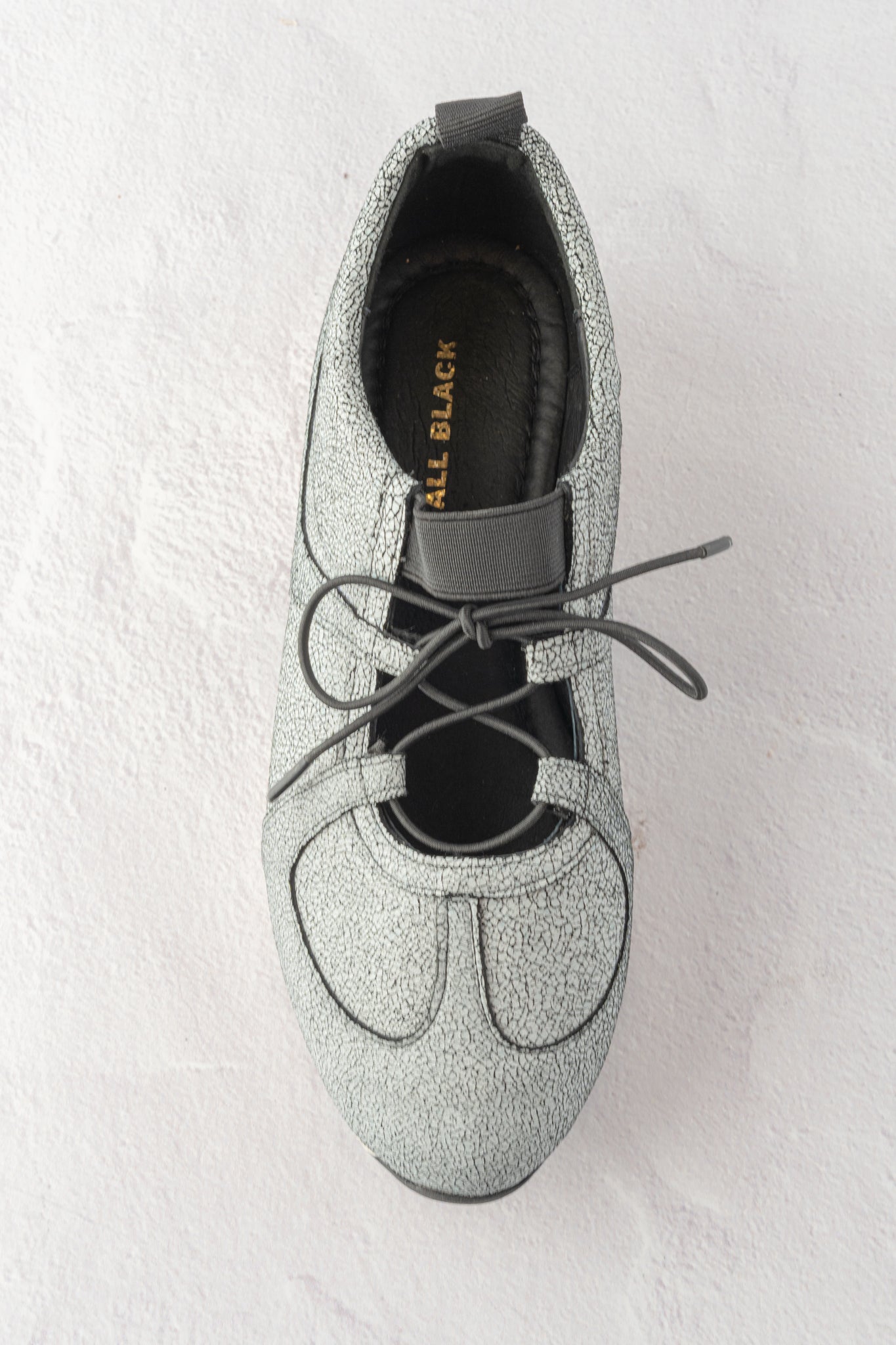 All Black Ghillie Sneaker, White