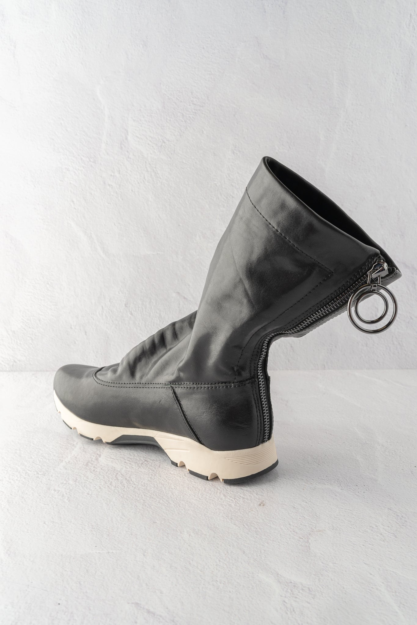 All Black Sneaker Kid Bootie, Black