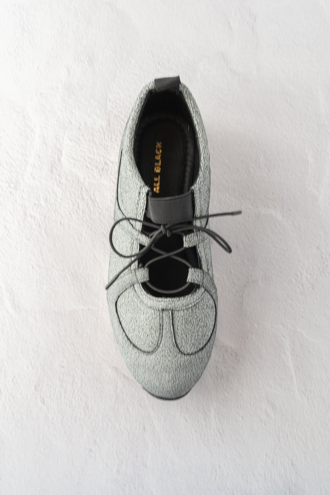 All Black Ghillie Sneaker, White