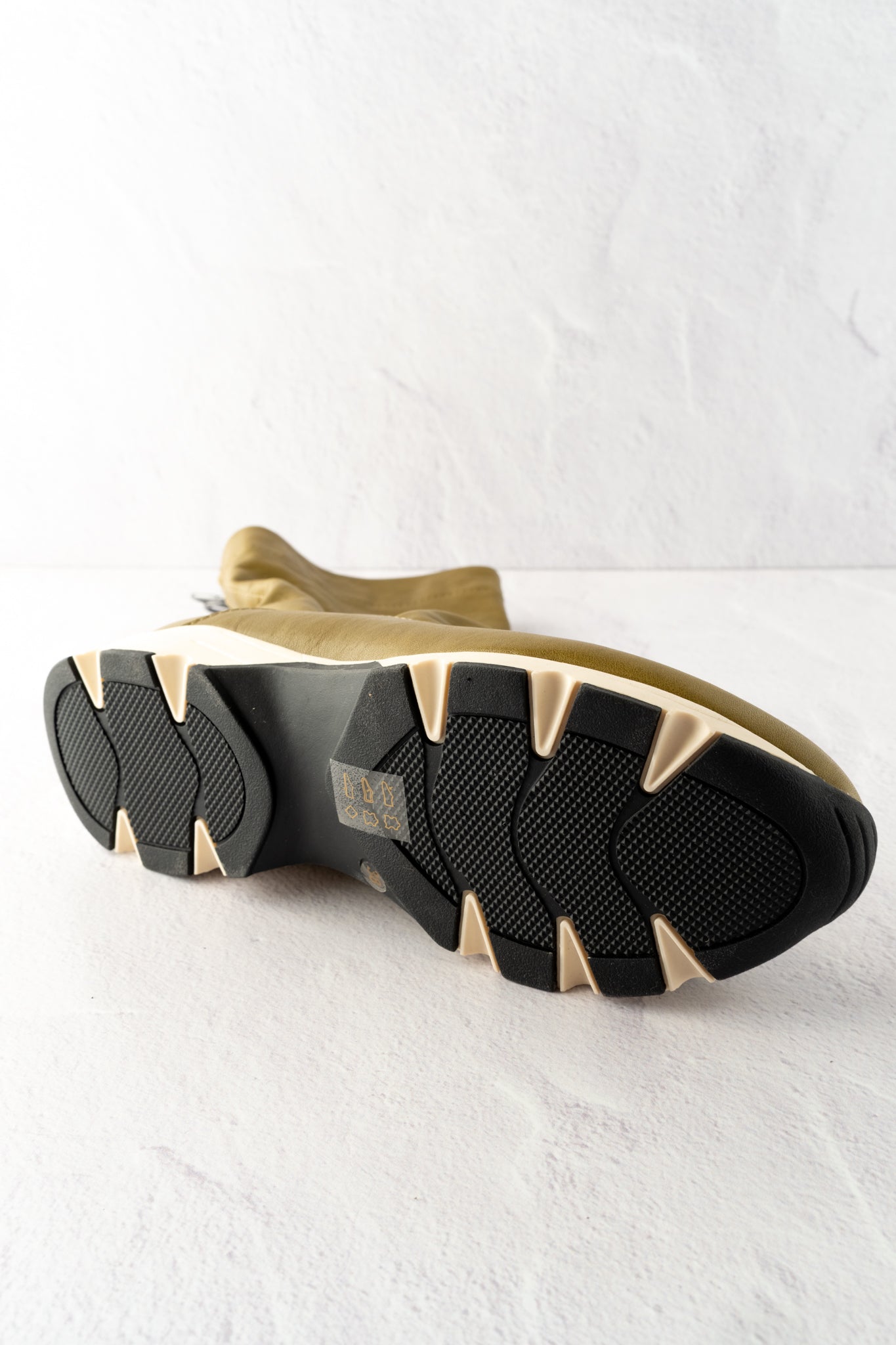 All Black Sneaker Kid Bootie, Green