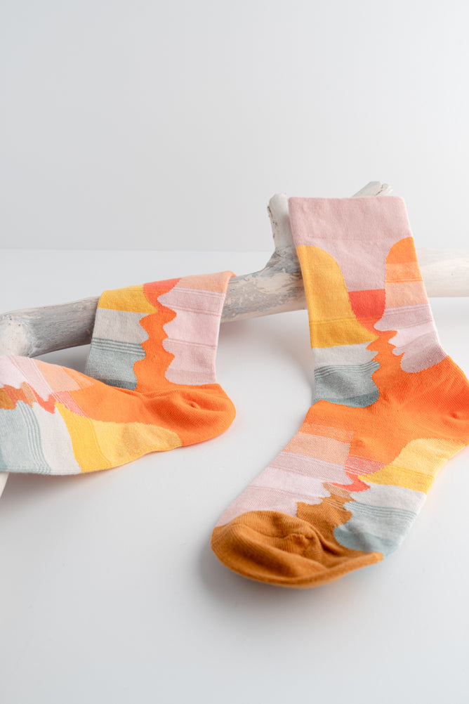 ACCITY Retro Street Sock, Multi