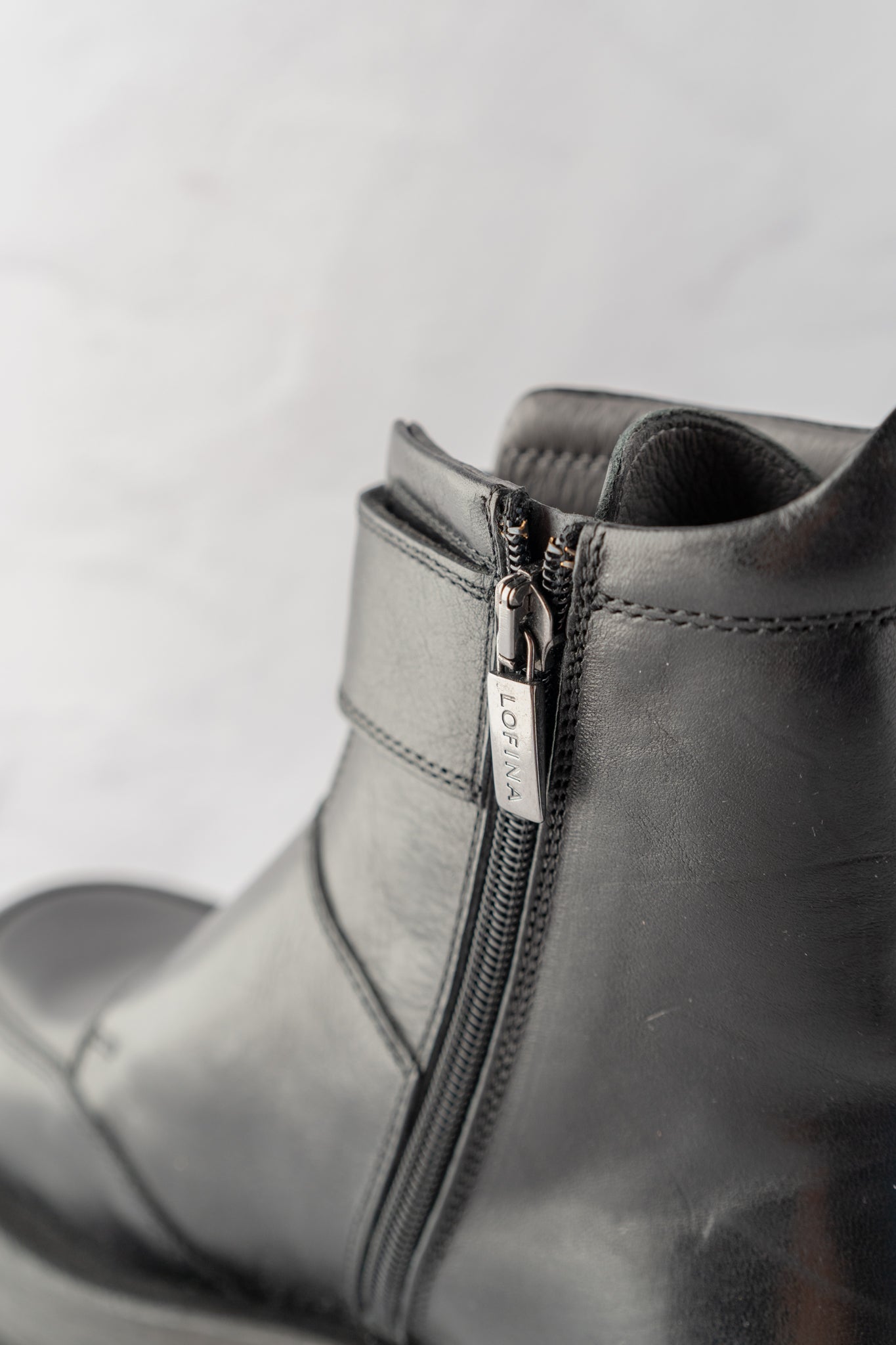 Lofina Crossover Combat Boot, Black