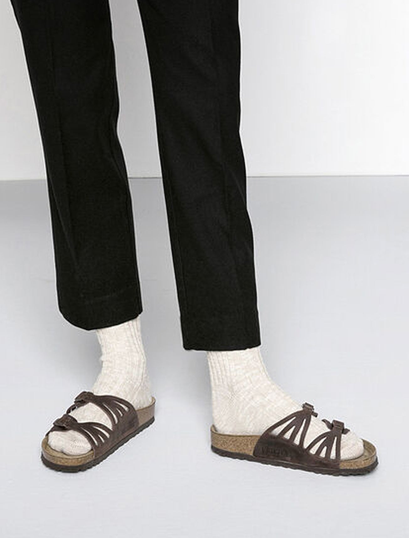 Birkenstock Birk Cotton Slub Sock, Beige