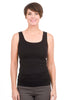 Tees by Tina Smooth Tank, Black One Size Black