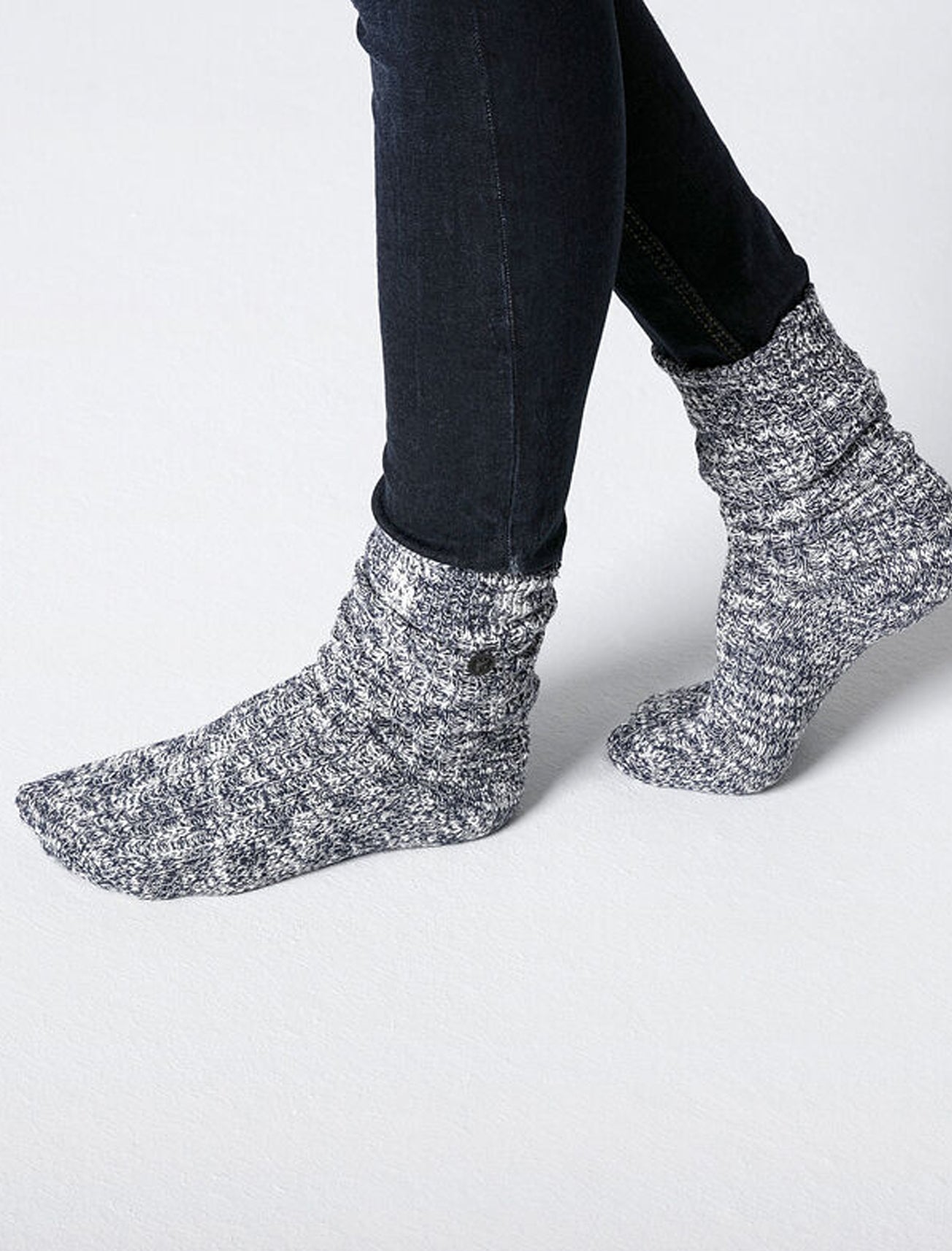 Birkenstock Birk Cotton Slub Sock, Blue
