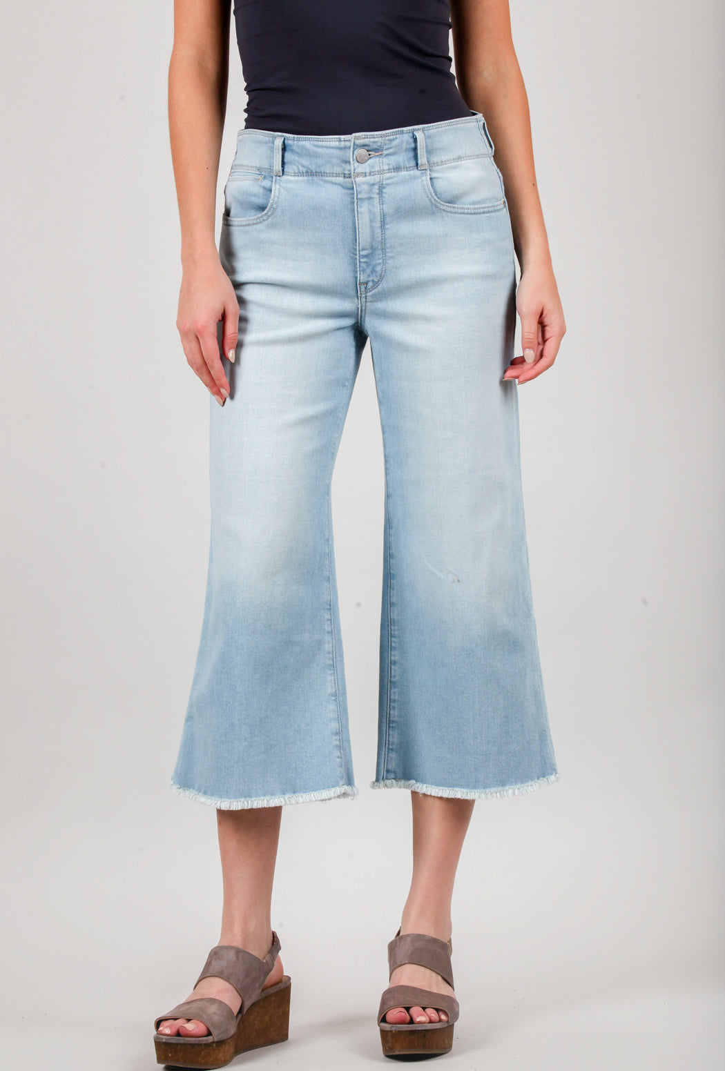 NYDJ Major Wide Leg Capri, Dunes