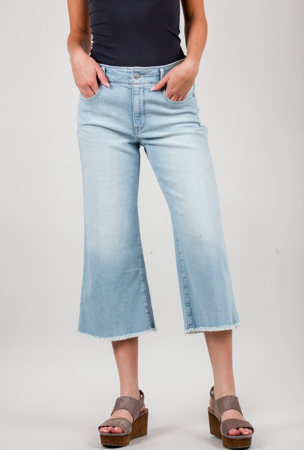 NYDJ Major Wide Leg Capri, Dunes