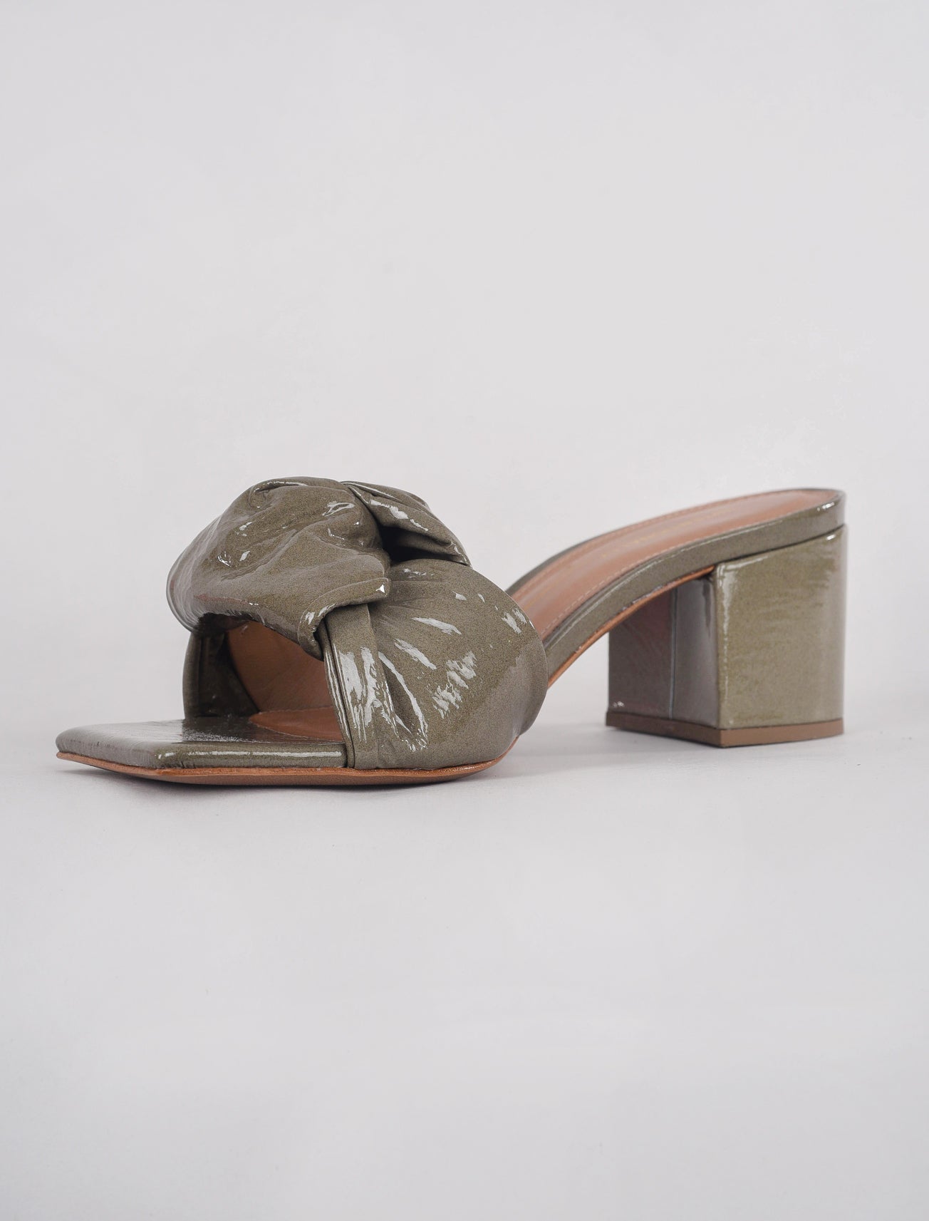 Intentionally Blank Cay Patent Sandal, Smoke