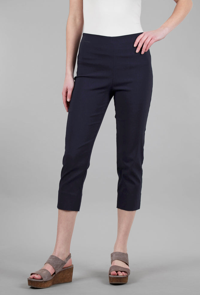 Equestrian Mindy Cropped Pant, Navy