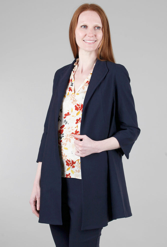 Estelle & Finn EF Signature Swing Coat, Navy