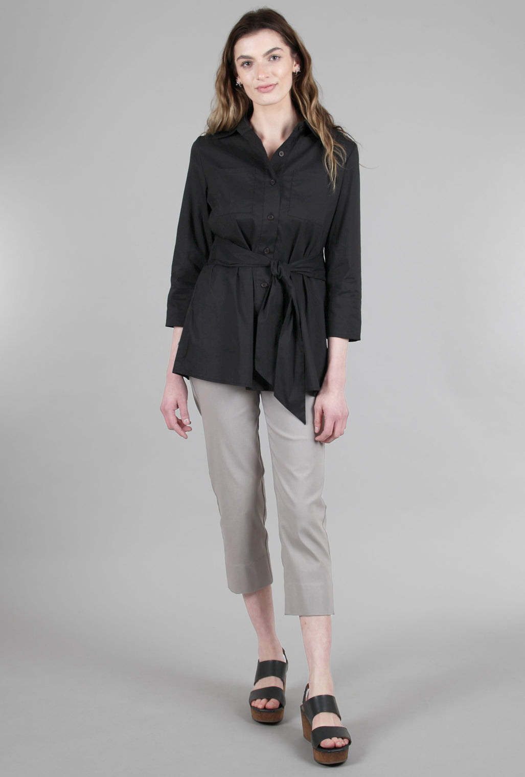 Equestrian Mindy Cropped Pant, Mist