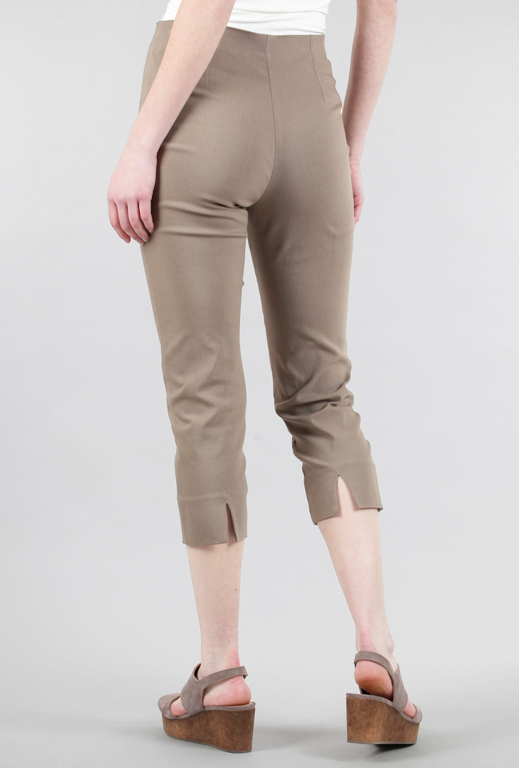 Equestrian Mindy Cropped Pant, Hazelnut